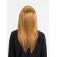 Altın Renk Düz Kesim İçi Astarlı Uzun Parti Peruğu Takma Saç