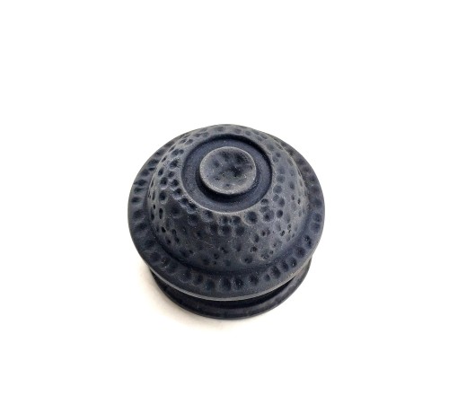 Antika Tarz Dekoratif Pirinç Gözlü Kapı Tokmağı - 78mm Çap, Oksit