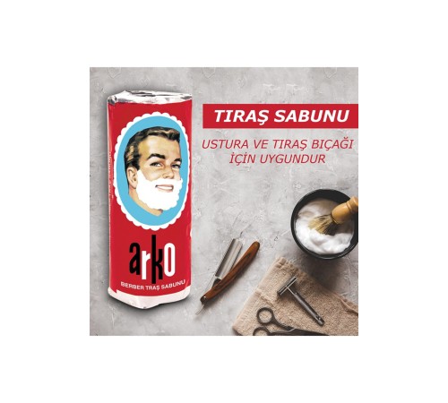 Arko 12'li Tıraş Sabunu 12X75 gr