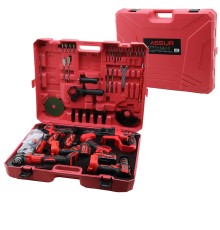 6PCS USTA ELEKTRİKLİ ALET SETİ ŞARJLI 21V SPRAL TAŞLAMA HİLTİ  BAĞ MAKAS SOMUN SÖKME