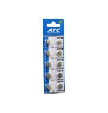 ATC ALKALİNE BUTTON BATTERY AG13 LR-44/A76 DÜĞME PİL ALKALİN 1.5V 10LU KART