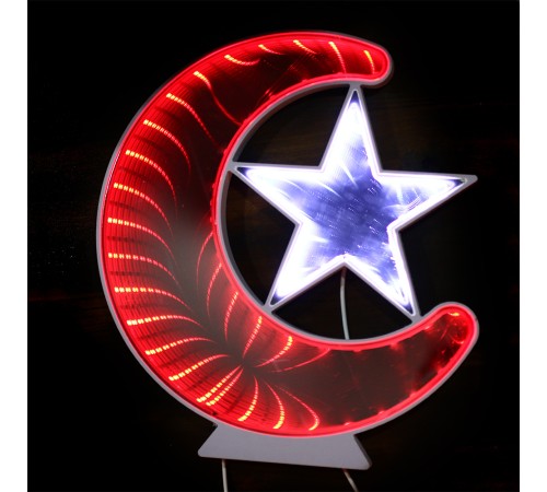 Ay Yıldız Işık Pano Türk Bayrağı Bm-079