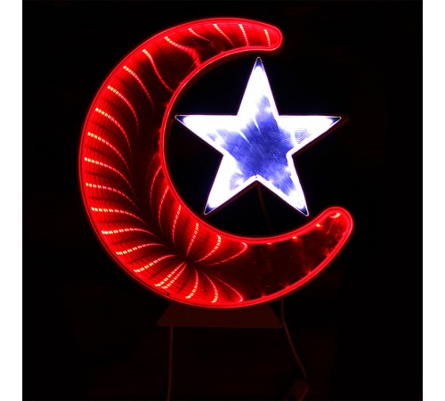 Ay Yıldız Işık Pano Türk Bayrağı Bm-079