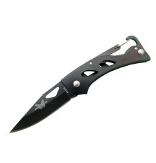 Benchmade A1103B Siyah Kamp Çakı 15 cm - Kancalı Metal Saplı