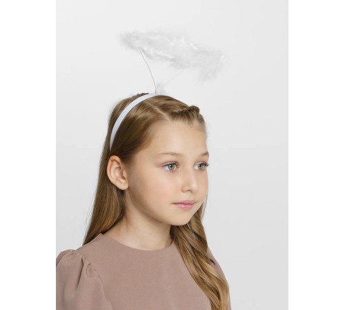 Beyaz Otrişli Tüylü Esnek Yapı Melek Haresi Melek Tacı