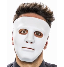 Beyaz Renk Hip Hop Anonim Jabbawockeez Dans Maskesi 18x19 cm