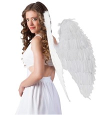 Beyaz Renkli Büyük Boy Melek Kanadı 55x80 cm