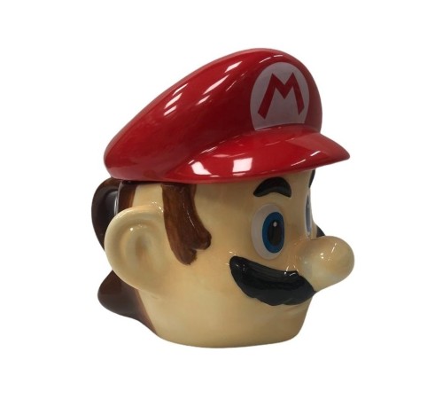 Bıyıklı Adam Tasarımlı Seramik Kapaklı Kupa Bardak