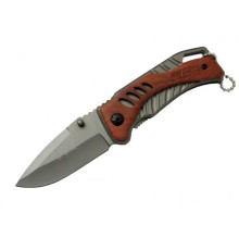 Buck X61 Ahşap Çakı 15,5 cm Manuel, Kemerlikli
