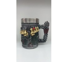 Büyük Boy Game Over Çelik Kupa Kod 8263