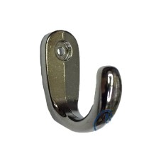 Büyük Tekli Fincan Askı, Dekor Askısı - Nikel, 12x23x30 mm