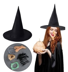 Cadı Şapkası Cadı Tırnakları Cadı Burnu Cadı Çenesi Cadı Diş Seti