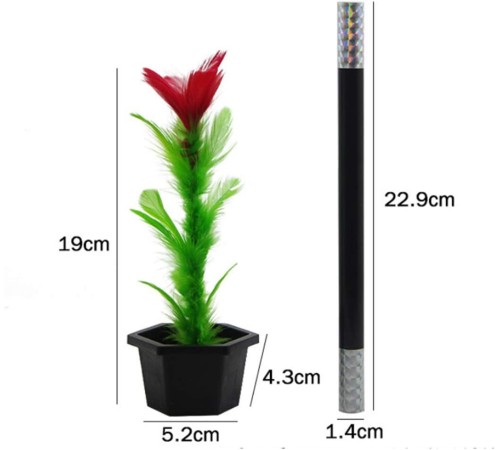 Çiçek Çıkaran Sihirli Çubuk Sihirli Çiçek Sihirbazlık Oyunu