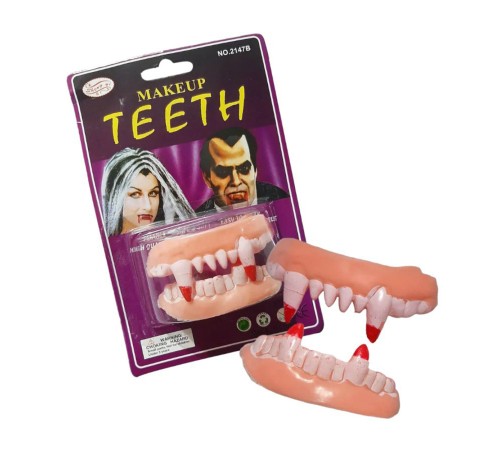 Çift Damak Yumuşak Vampir Dişleri 1 Çift