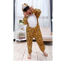 Çocuk Kaplan Kostumu - Aslan Kostümü 4-5 Yaş 100 cm