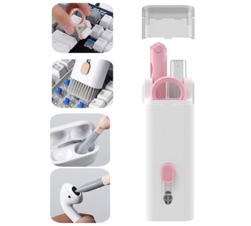 ÇOK FONKSIYONLU 7 IN 1 AIRPODS KLAVYE EKRAN KULAKLIK TEMIZLEME KITI