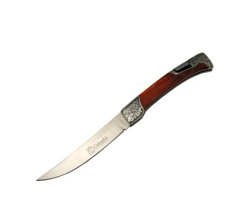 Columbia A 3165 A Kamp Çakı 24 cm - Ahşap; Metal Saplı, Kemerlikli