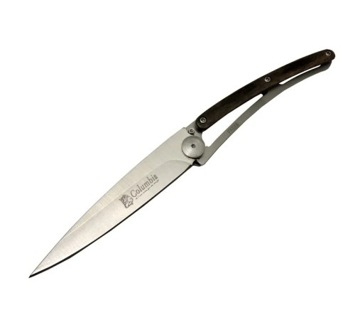 Columbia EXT 2990C Deejo Koyu Kahve Kamp Çakı 22,5cm- Manuel, Kemerlikli, Ultra Hafif