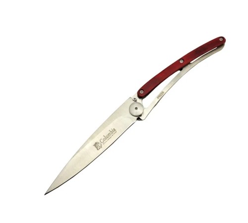 Columbia EXT 2990D Deejo Kırmızı Kamp Çakı 22,5cm- Manuel, Kemerlikli, Ultra Hafif