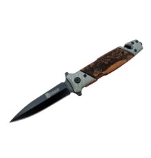 Columbia FST 1112 Kurtarma Kamp Çakı 21 cm - Yarı Otomatik, İp Kesmeli, Cam Perçinli