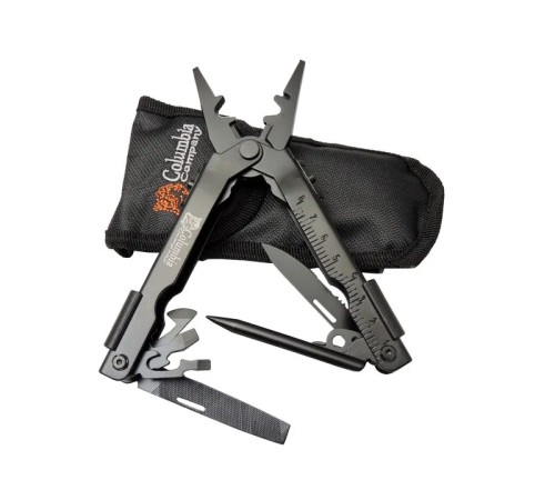 Columbia NP 1020 A Siyah İmha Pensesi 17cm - Çok Amaçlı, Metal Gövde (Multitool), Kılıflı