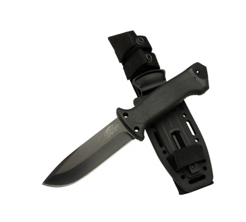 Columbia Tiger Tactical HTM 3321 A Siyah Outdoor / Survival Bıçak 27cm - Kauçuk Sap, Kılıflı, Kutulu