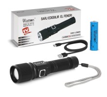 Cree TG Led 1000 Lümen Göstergeli Fonksiyonel El Feneri Wt-732