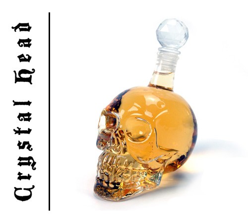 Crystal Head Kuru Kafa Cam Şişe 350 ml