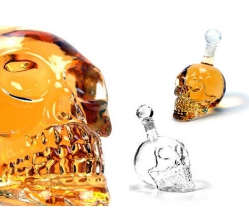 Crystal Head Kuru Kafa Cam Şişe 350 ml