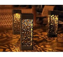 Dekoratif Solar Güneş Enerjili Bahçe Aydınlatması Yürüyüş Yolu Seti ( 8 Adet )