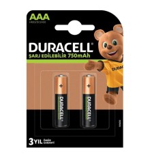 Duracell 1.2V 750 MAh AAA Şarjlı Kalem Pil 2li