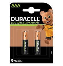 Duracell 1.2V 900mAh AAA Şarj Edilebilir İnce Kalem Pil 2'li Paket
