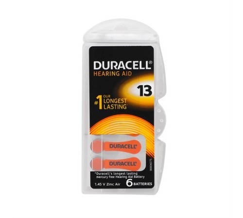 Duracell 13 Numara İşitme Cihazı Pili 6'Lı Paket