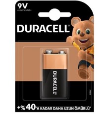 Duracell 9V Alkalin Pil