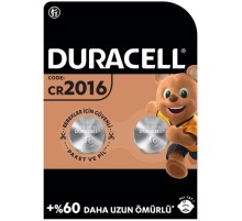 Duracell CR2016 3V Lityum Pil 2'li Paket