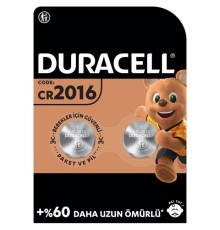 Duracell CR2016 3V Lityum Pil 2'li Paket
