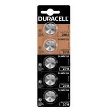 Duracell CR2016 3V Lityum Pil 5'li Paket
