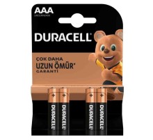 Duracell LR03/MN2400 Alkalin AAA İnce Kalem Pil 4'lü Paket
