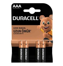 Duracell LR03/MN2400 Alkalin AAA İnce Kalem Pil 4'lü Paket