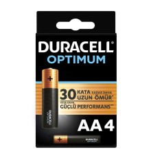 Duracell Optimum Alkalin AA Kalem Pil 4'Lü Paket