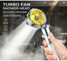 Duş Başlığı Turbo Pervaneli Serinletici Tasarım