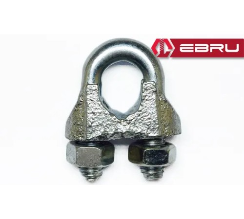 Ebru Çelik Halat Bağlama, Düğüm, Klemens 10 mm - 25 Adet