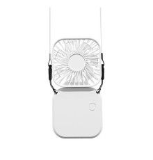 El Fanı Mini Masaüstü Ve Boyun Askılı Fan Portatif Şarjlı 3 Kademeli Vantilatör Soğutucu