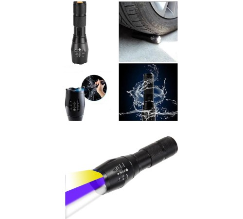 El Feneri Beyaz Sarı Ve Mor Renk Aydınlatma Q5 Led