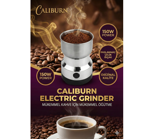 Elektrikli Kahve Baharat Bakliyat Öğütücü Makine