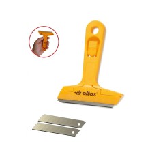 Eltos Çok Fonksiyonlu Profesyonel Cam Kazıma Bıçağı 2 Adet Yedek Bıçak Hediyeli