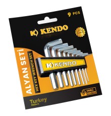 Eltos Kendo Allen Anahtar Seti Alyan Anahtar 9 Parça