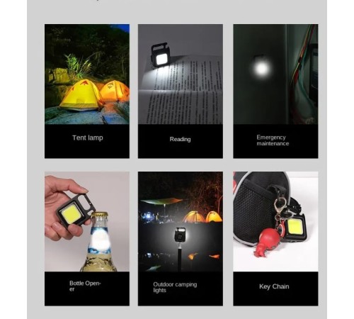 F.B.I F.20A Mıknatıslı Kamp Feneri El Feneri 800 Lümen 30 Cob