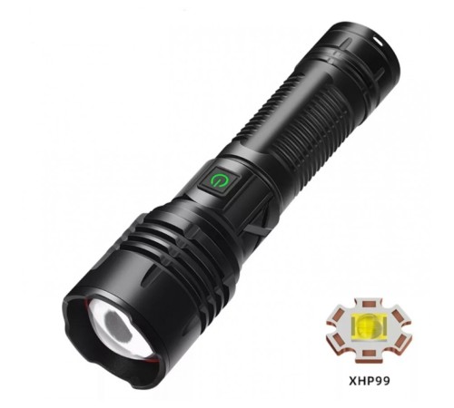 F.B.I F-38  Yüksek Güç Ultra Spot Uzun Menzilli El Feneri Şarj Edilebilir LED   Güçlü El Fener Aydınlatma