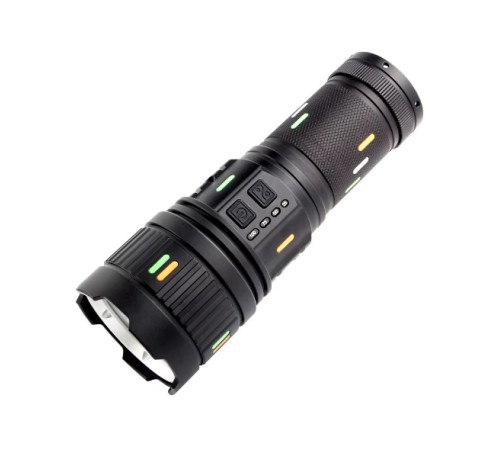 F.B.I Pro F-3001 Alüminyum TG LED Güç Göstergeli Type-C Şarjlı El Feneri 100 W